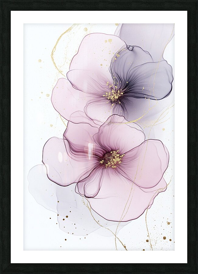 FLORAL 72 Picture Frame print
