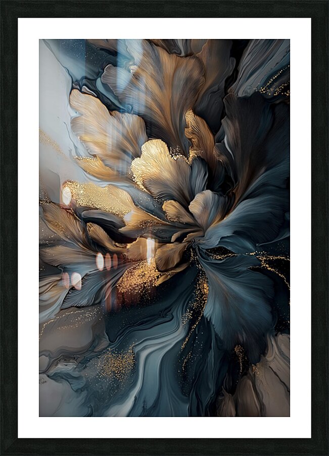 FLORAL 2 Picture Frame print