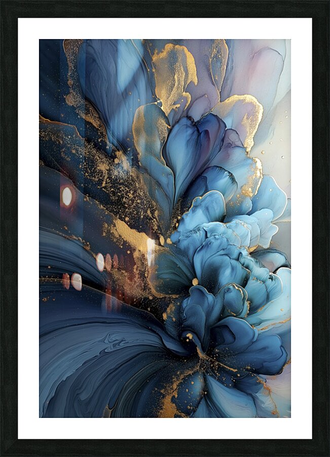 FLORAL 3 Picture Frame print