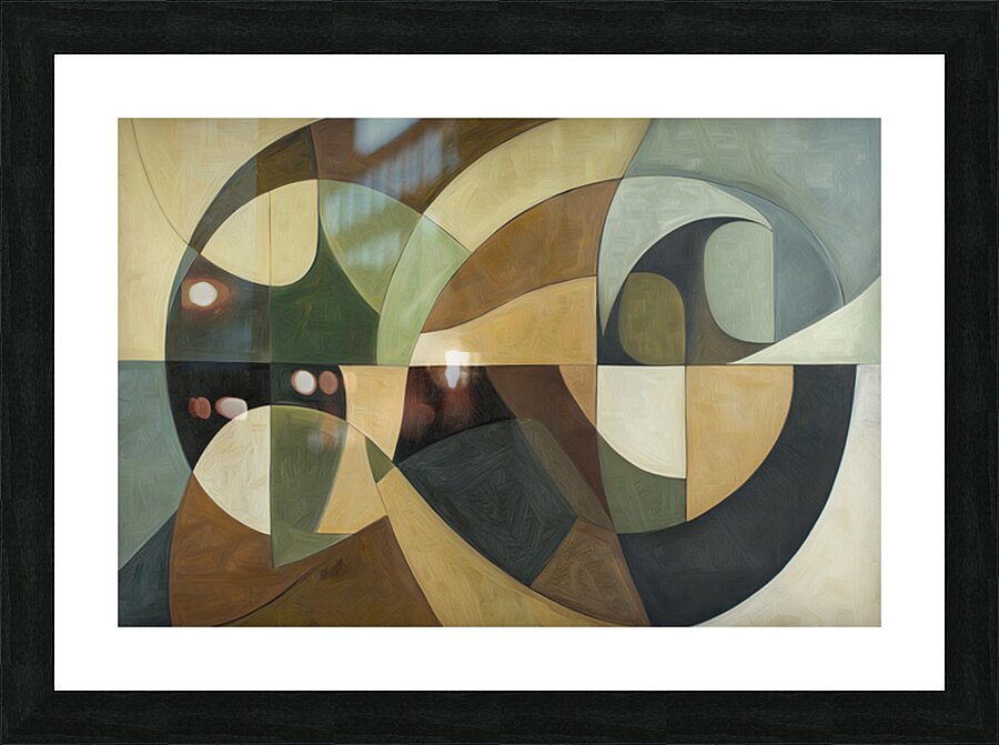 GEOMETRIC 8 Picture Frame print