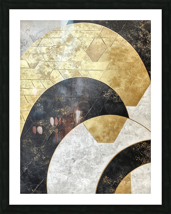 GEOMETRIC 9 Picture Frame print