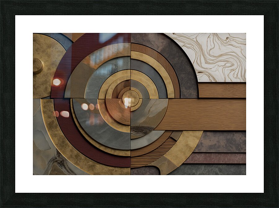 GEOMETRIC 17 Picture Frame print