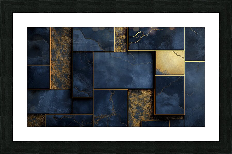 GEOMETRIC 45 Picture Frame print