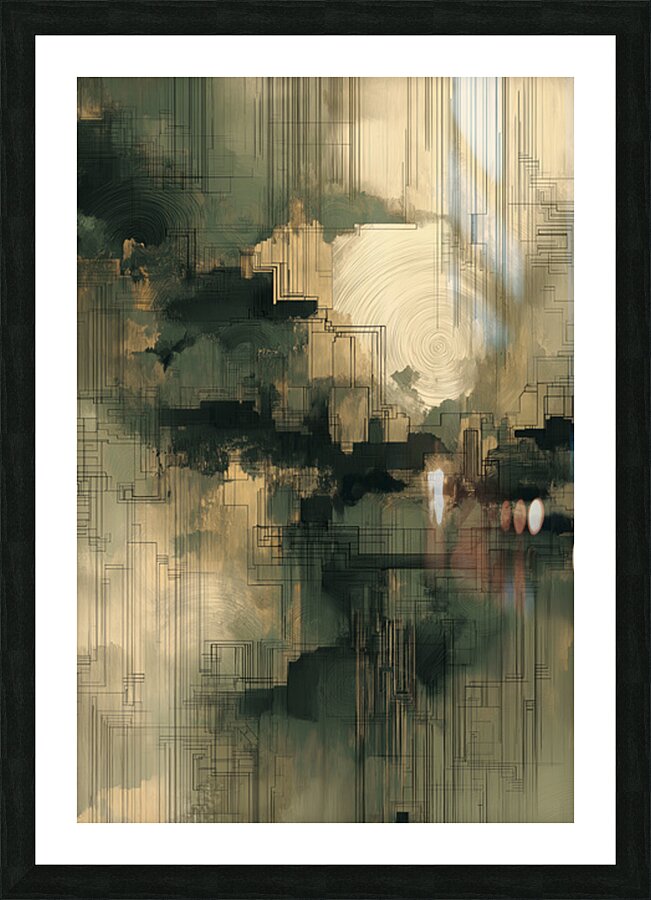 MODERN NEUTRAL 68 Picture Frame print
