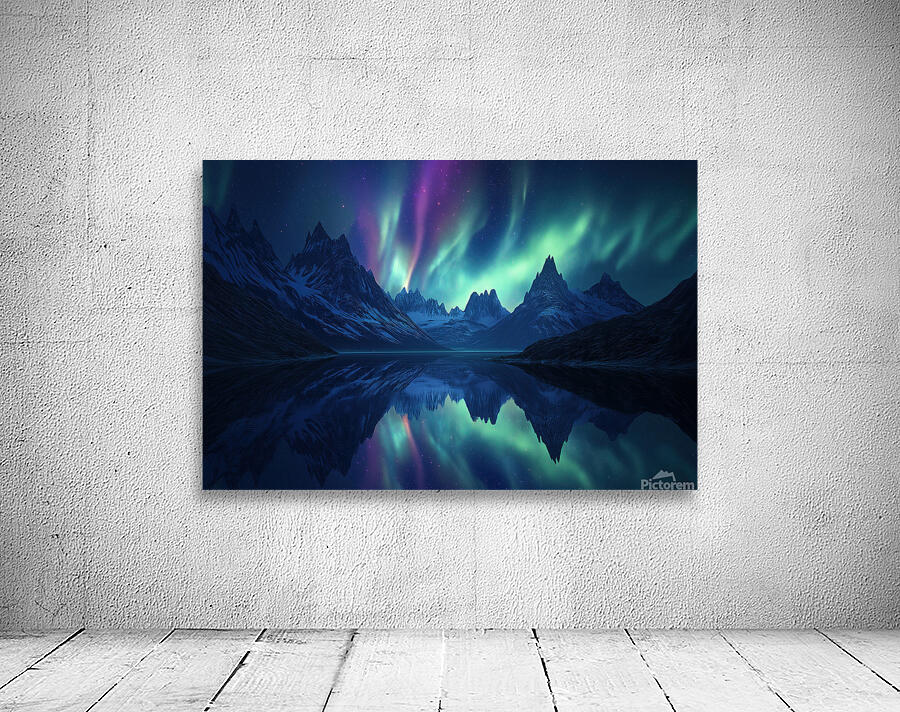 Frozen Light  I Modern Wall Art I Abstract Floral Minimalist Prints I Premium Canvas  Acrylic Framed  Metal Art for Home & Office Decor Wall Preview