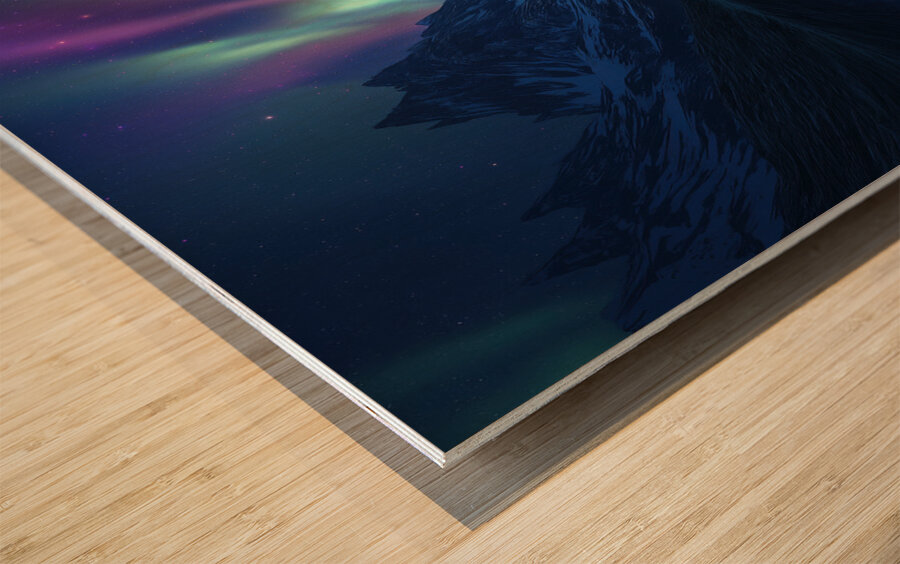 Frozen Light  I Modern Wall Art I Abstract Floral Minimalist Prints I Premium Canvas  Acrylic Framed  Metal Art for Home & Office Decor Wood print