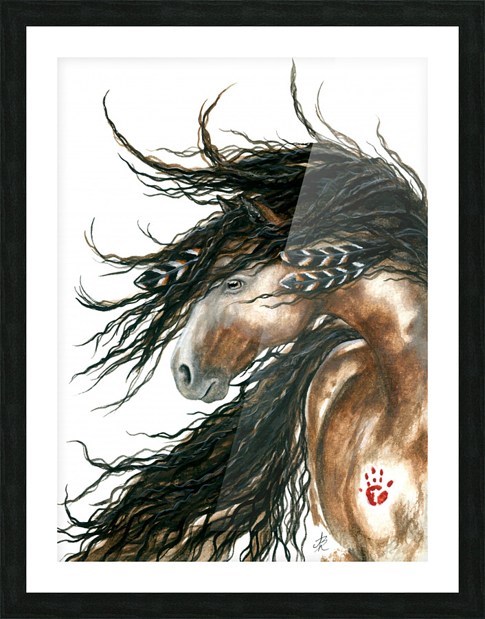 Wind Song Horse Picture Frame print
