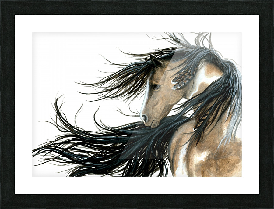 Serenity Horse Picture Frame print