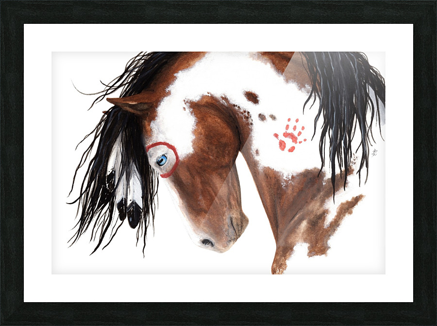 Paint Horse Picture Frame print