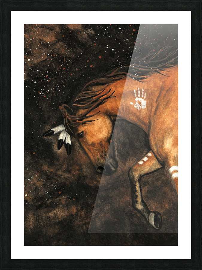 Night Walker Picture Frame print