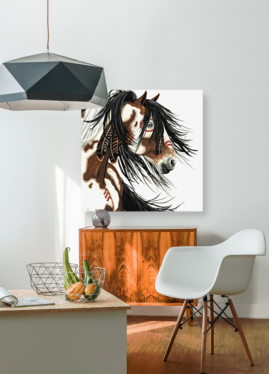 Pinto War Horse Reproduction