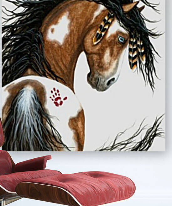 Majestic Pinto Horse by AmyLyn Bihrle
