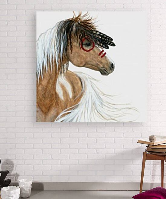 Majestic Pinto Horse by AmyLyn Bihrle