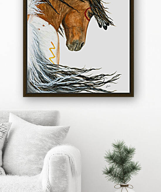 Curly Pinto War Pony by AmyLyn Bihrle