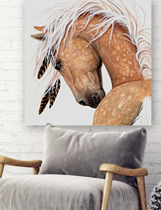 Palomino Spirit Horse by AmyLyn Bihrle