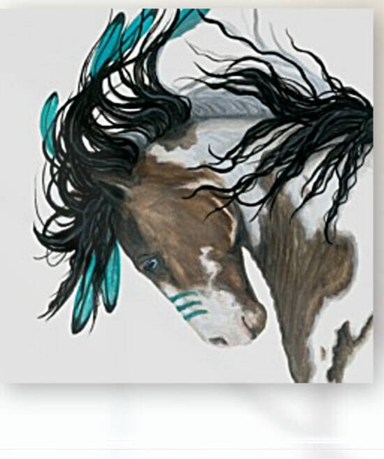 Pinto War Pony by AmyLyn Bihrle