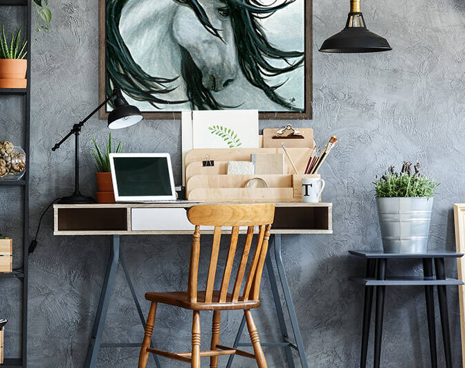 Grey Dream Horse by AmyLyn Bihrle