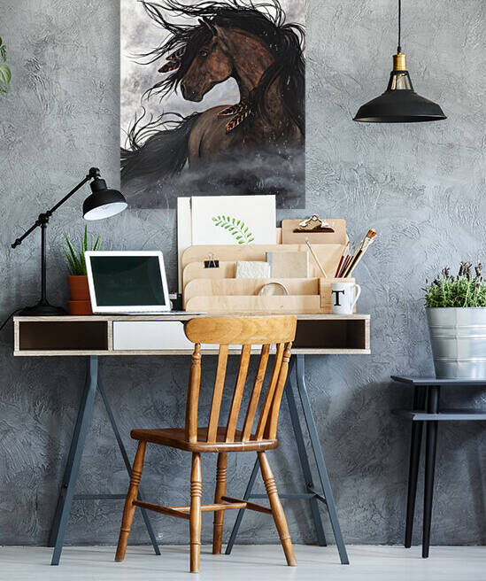 Majestic Smoke Bay Horse by AmyLyn Bihrle