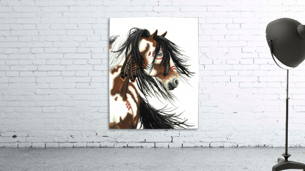 Pinto War Horse Wall Preview