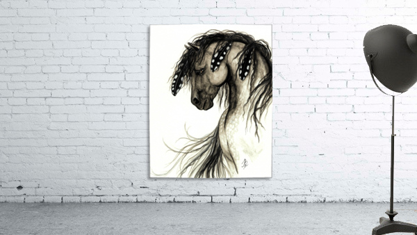 Dappled Grey Horse Wall Preview