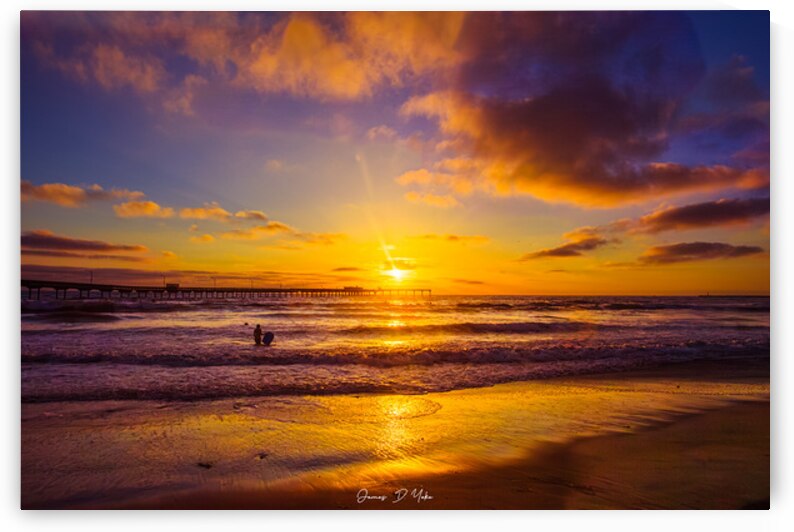 golden san diego sunset by James Yoke