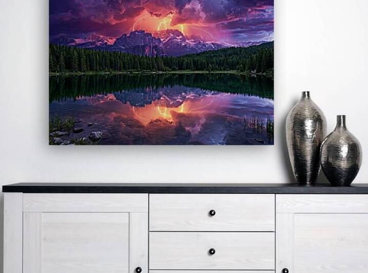 Ocean Storm Wall Art – Dramatic Seascape Print for Home or Office 1 by James Yoke