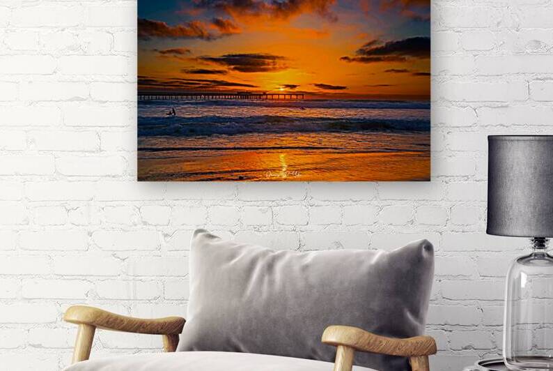 Orange San Diego Sunset by James Yoke