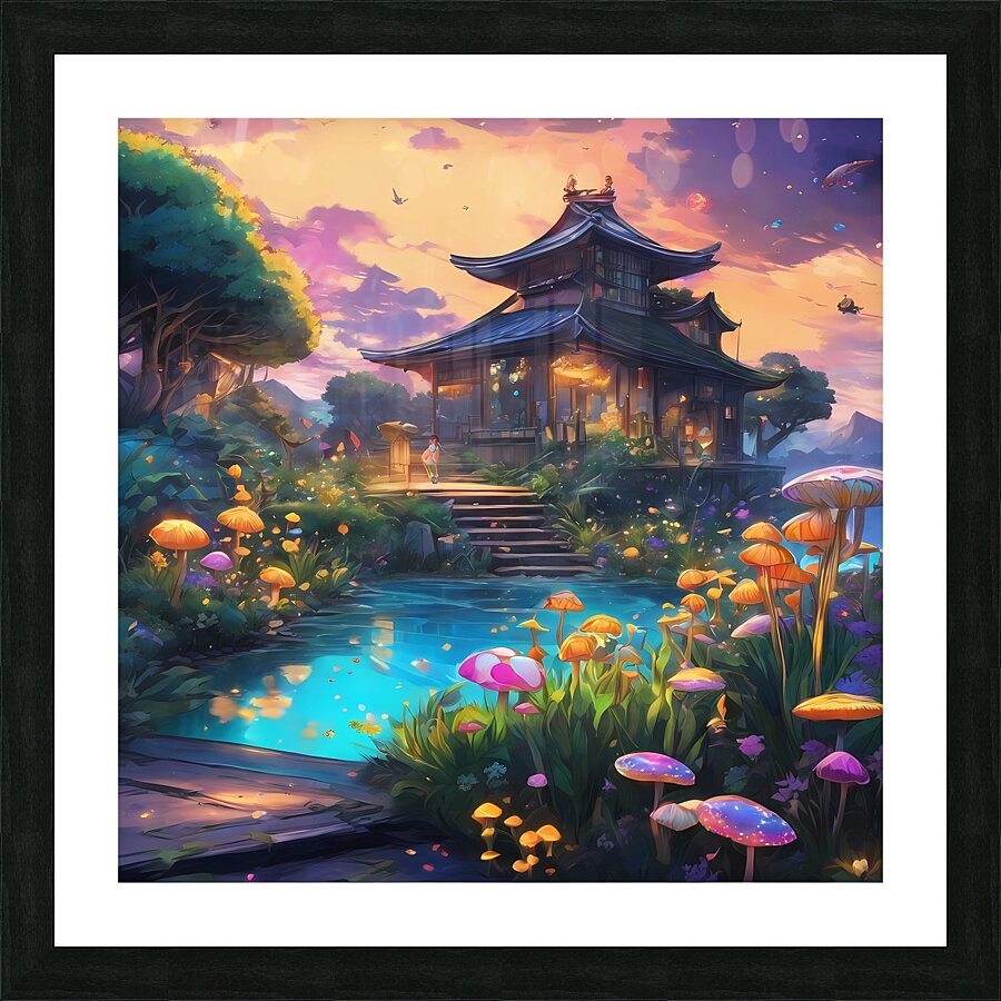 sunset  Picture Frame print