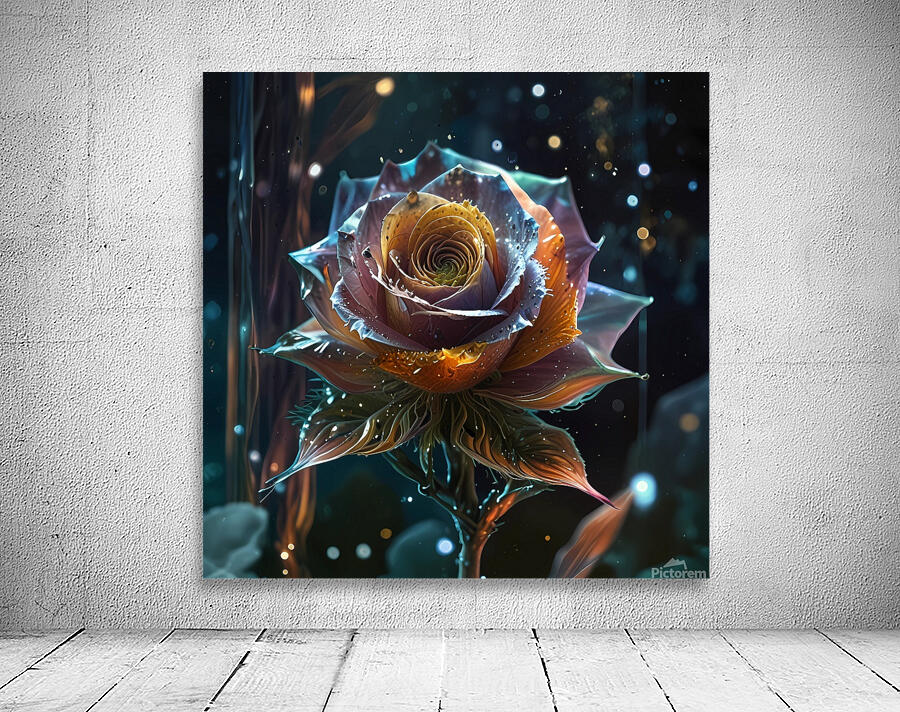 A space flower Wall Preview