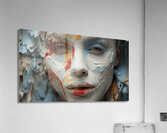 Face Paint Acrylic Print