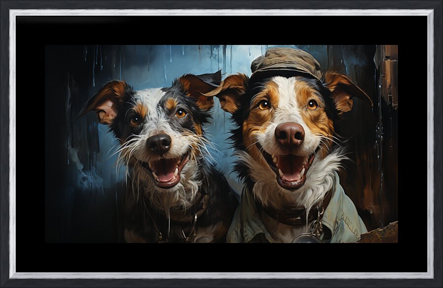 Buddies Picture Frame print