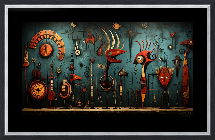 Stage Play 1 Picture Frame print