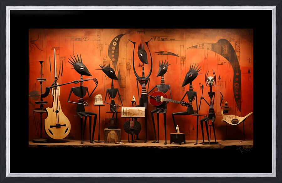 Stage Play 2 Picture Frame print