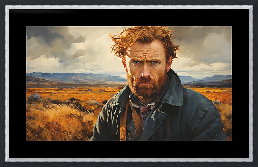 Blue Eyes Picture Frame print