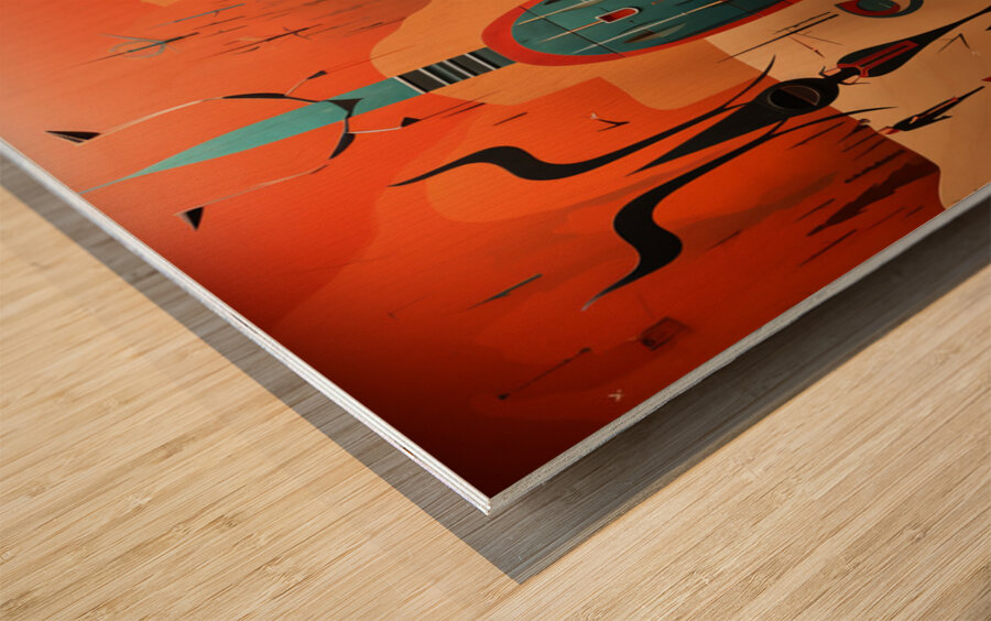 Stage Play 3 Wood print