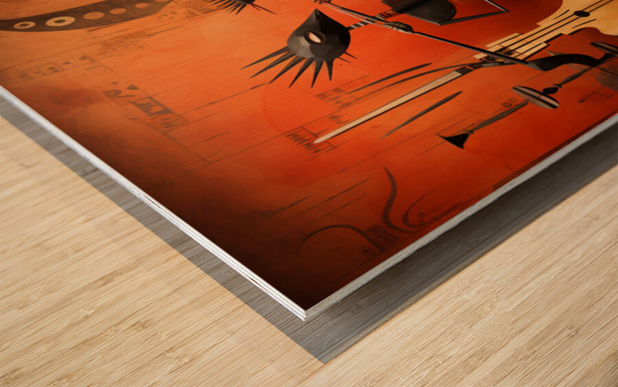 Stage Play 2 Wood print