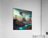 0 Illustrate an otherworldly alien landscape with Acrylic Print