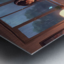 0   An anime girl in a cozy bedroom listening to Metal print