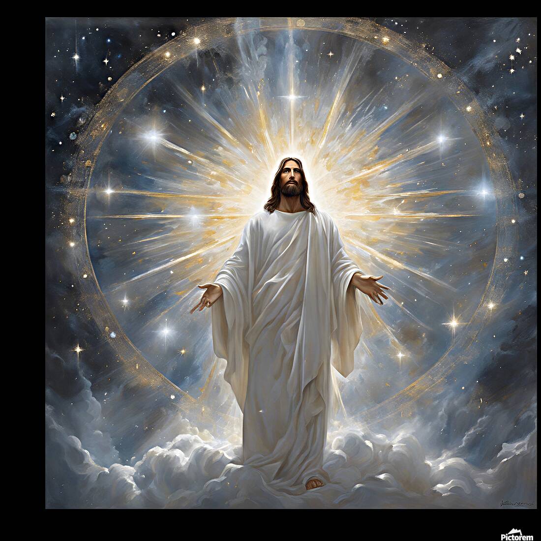 0 A mesmerizing portrayal of celestial beauty the Reproduction