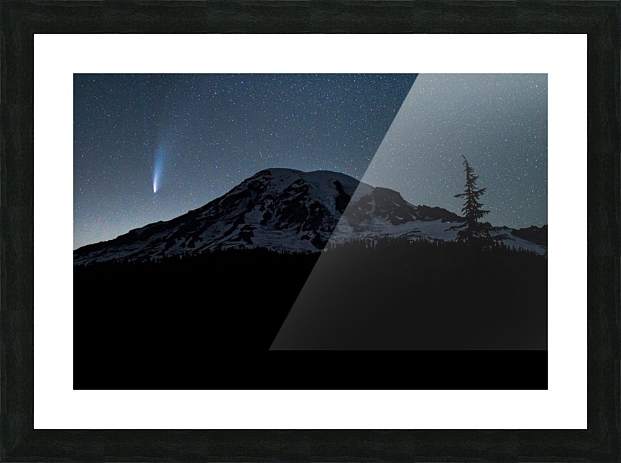 Comet Neowise Picture Frame print