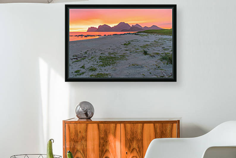Midnight Sun Ocean Bliss by Steve Luther