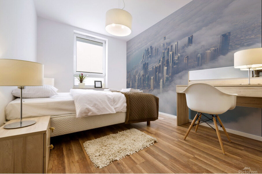 Up In The Clouds  Mural print