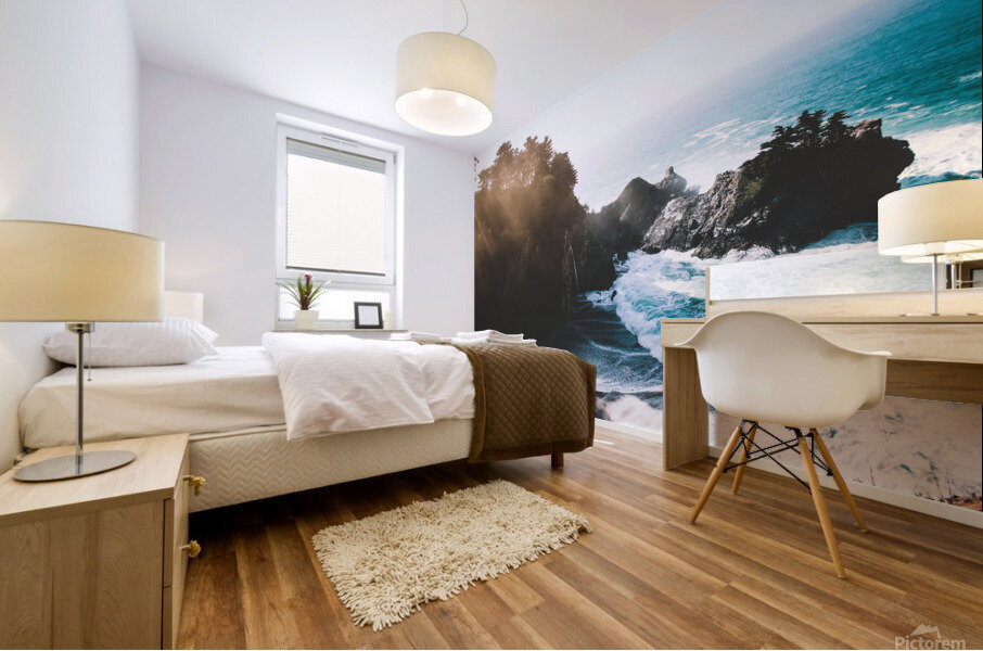 Big Sur Beach  Mural print
