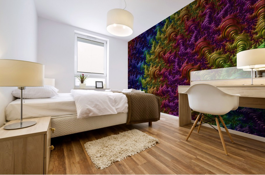 Fractal Ripple  Mural print