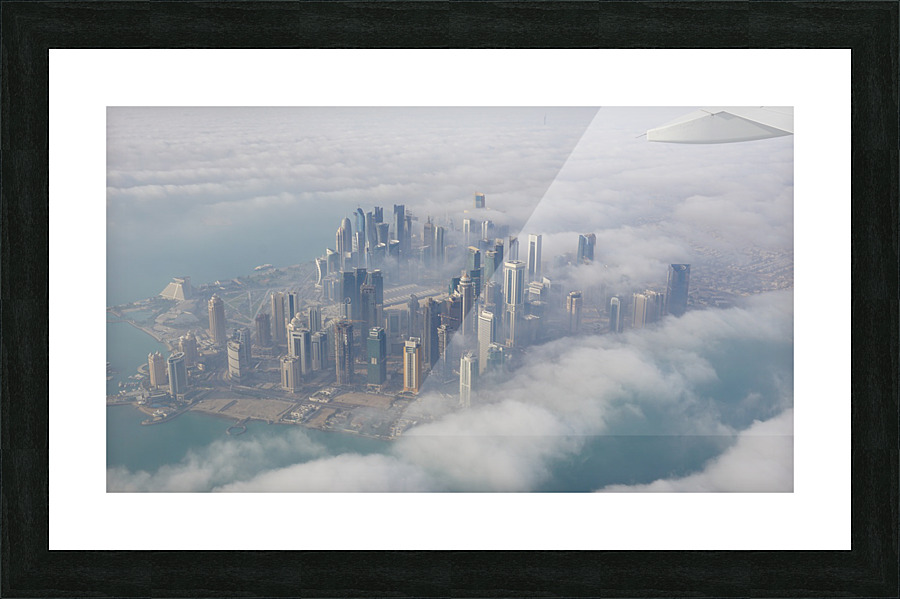 Up In The Clouds  Picture Frame print