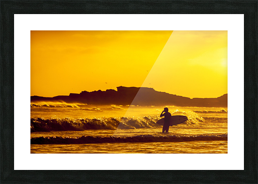 The Last Glance Picture Frame print