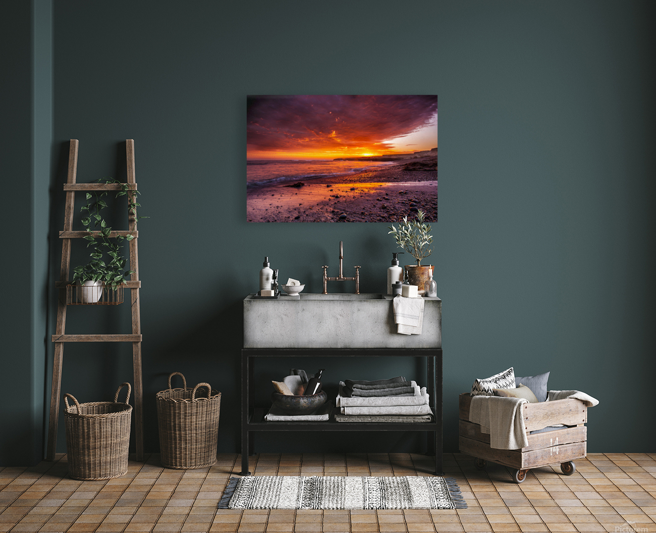 Dragon Sky Sunset  Reproduction