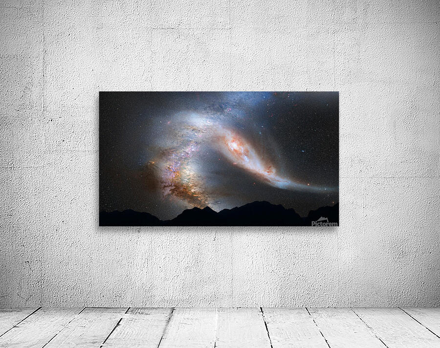 Fish Hook Galaxy  Wall Preview
