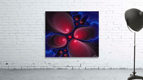 Fractal Flower  Wall Preview