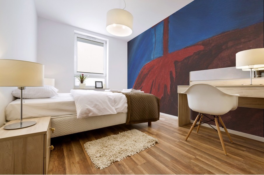 Bloody Cross Mural print
